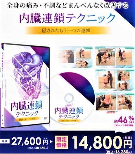 南一夫の南式内臓連鎖テクニック＋購入者限定 南式内臓連鎖テクニック