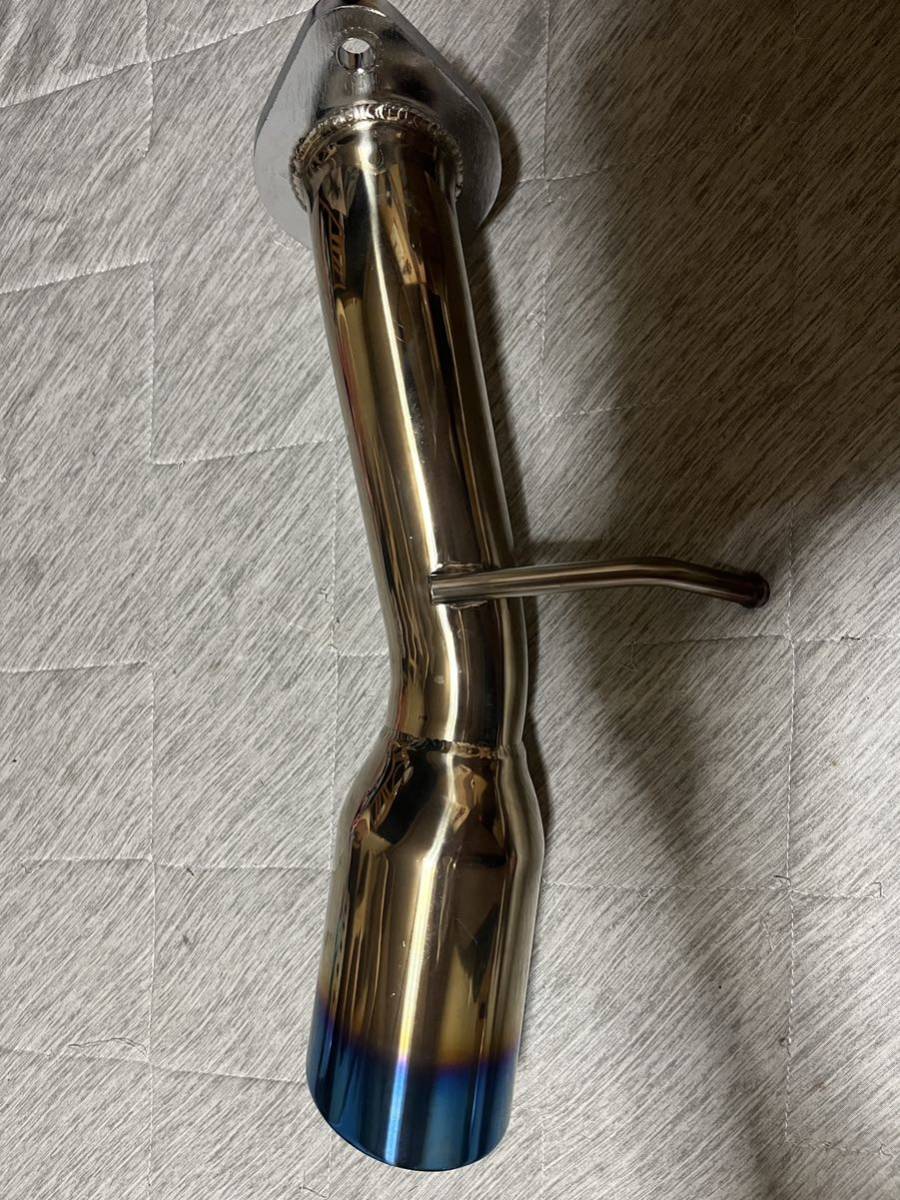 超軽量ステンレス86 ZN6 BRZ ZC6用 リアピストレートマフラー美品  