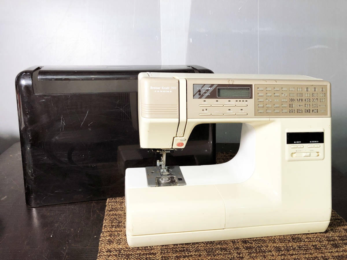 ☆ 中古☆JANOME/ジャノメ Sensor Craft 7500 コンピューターミシン 