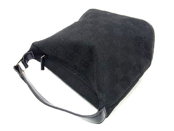1円 □美品□ GUCCI グッチ 039 1147 002122 GG柄 GGキャンバス×レザー