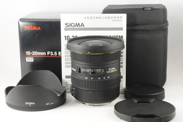 ☆超美品☆シグマ SIGMA 10-20mm F3.5 DC HSM CANON用 使用感の少ない
