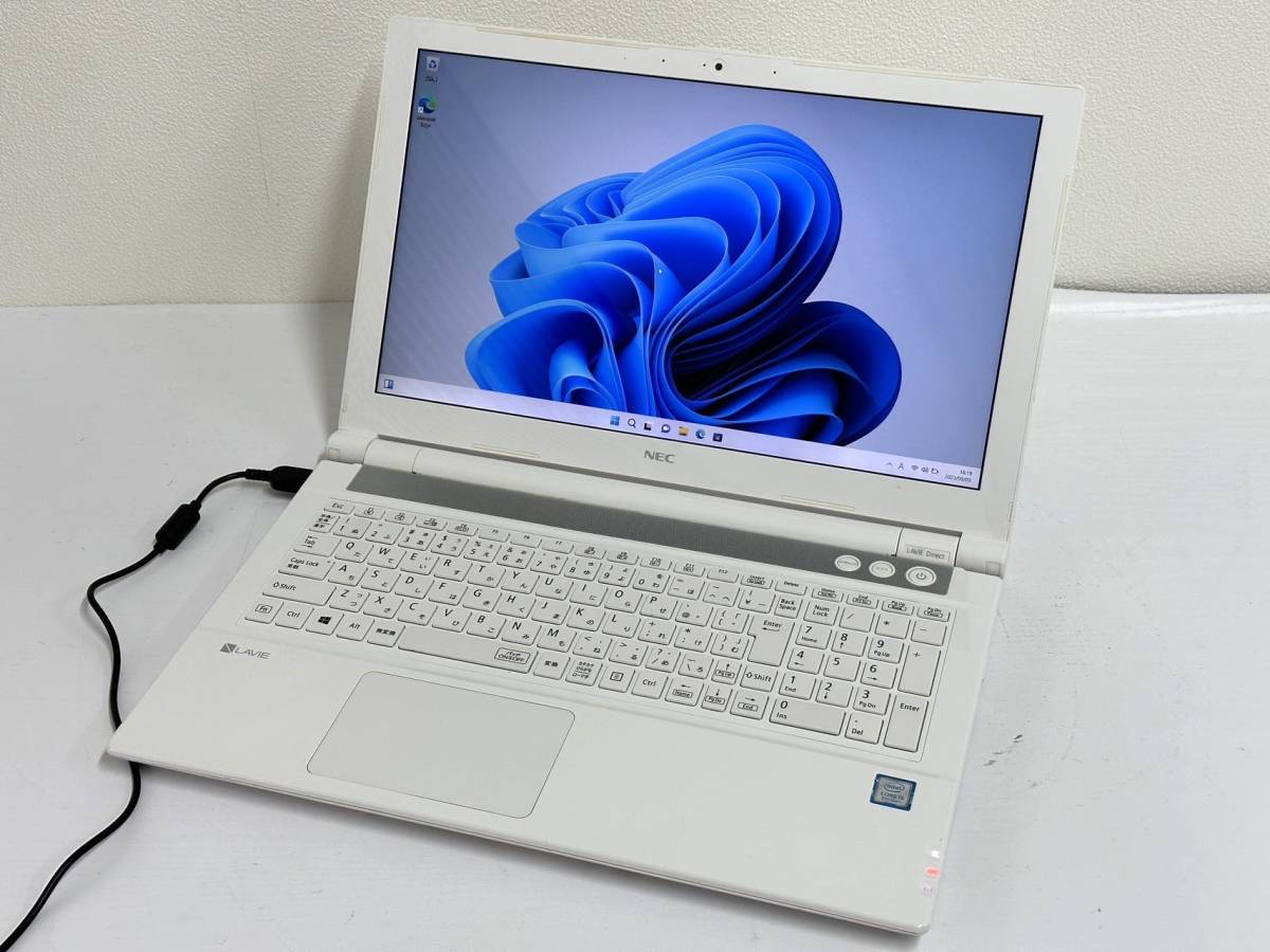 訳アリ 大画面/フルHD NEC パーソナルコンピュータ Core i5-8250U・メモリ8GB・SSD256GB・HDMI・DVD・カメラ・Windows 11・Office2021[A29]