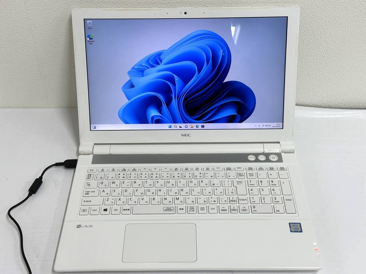 訳アリ 大画面/フルHD NEC パーソナルコンピュータ Core i5-8250U・メモリ8GB・SSD256GB・HDMI・DVD・カメラ・Windows 11・Office2021[A29]