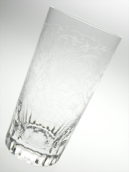 n163 Baccarat バカラ クリスタル パルメ ハイボール タンブラーグラス パルメ | Baccarat 生活骨董と古布の H13.5cm（130ml 公式