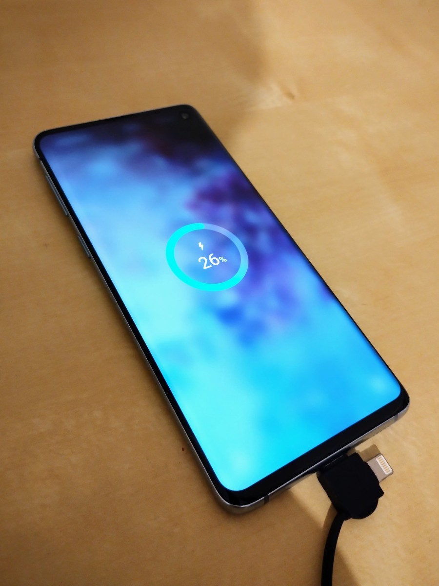 判定◯ 美品 SAMSUNG サムスン Galaxy ギャラクシー S10 SM-G973C 8GB 