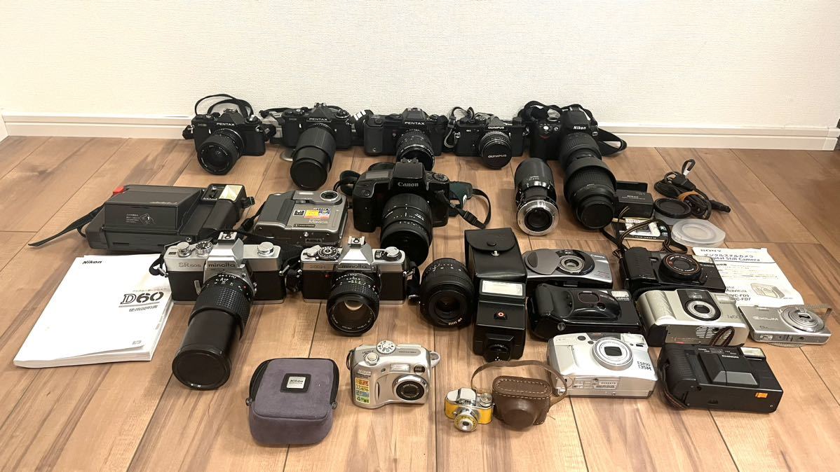 パナソニック、ニコン、三洋、ケンコーのデジタルカメラ6台セット（ジャンク品） パナソニック、ニコン、三洋、ケンコーのデジタルカメラ6台セット