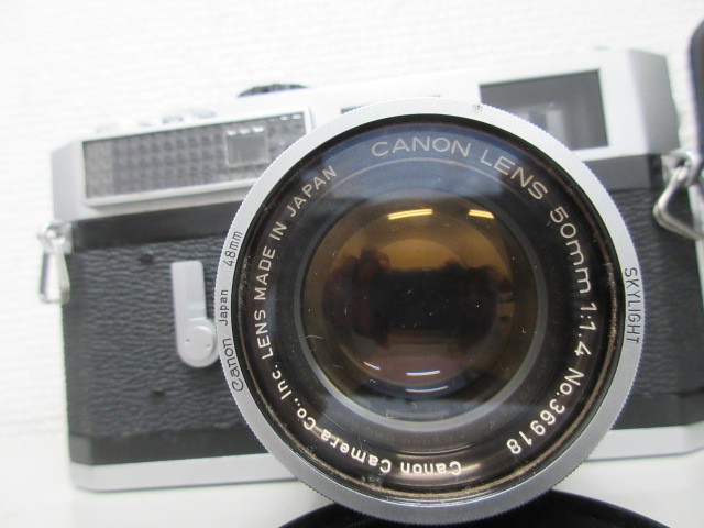 フィルムカメラ】Canon MODEL 7 LENS 50mm 1:1.4 キャノン モデル7