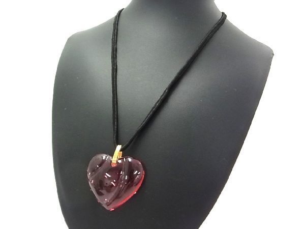 未使用 Baccaratネックレス シルバー925 バカラ 赤 ○美品▽バカラ 