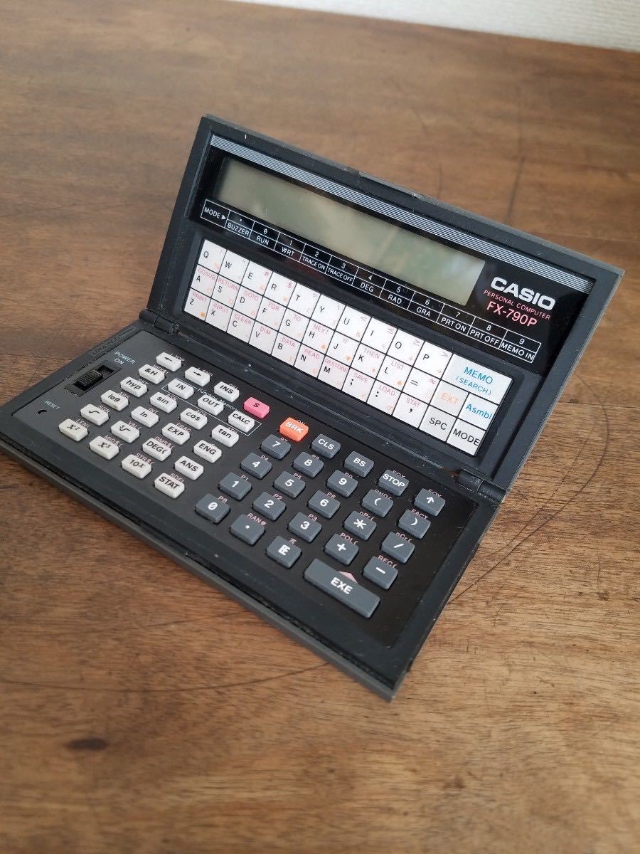 80s 珍品 レア CASIO FX-790P PERSONAL COMPUTER JAPAN 日本製 PC 