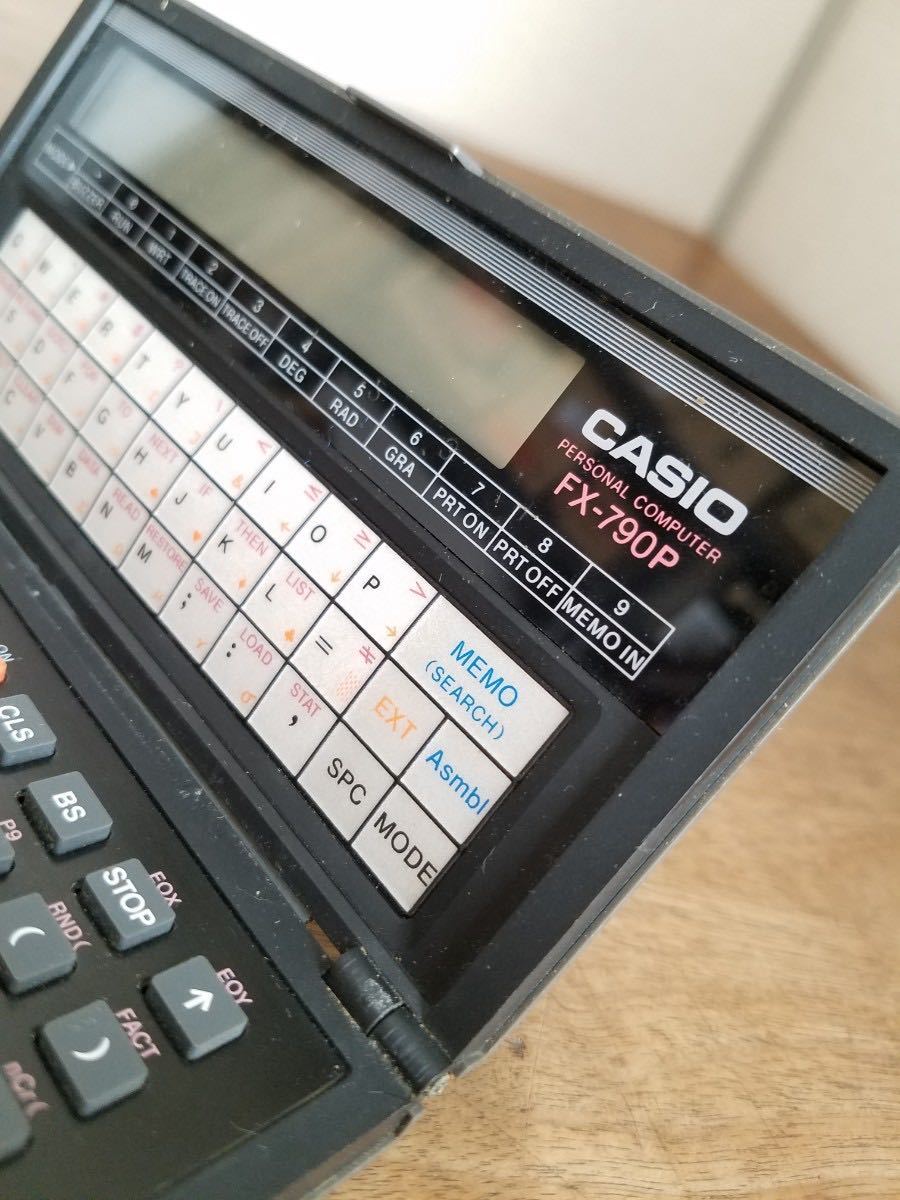80s 珍品 レア CASIO FX-790P PERSONAL COMPUTER JAPAN 日本製 PC 
