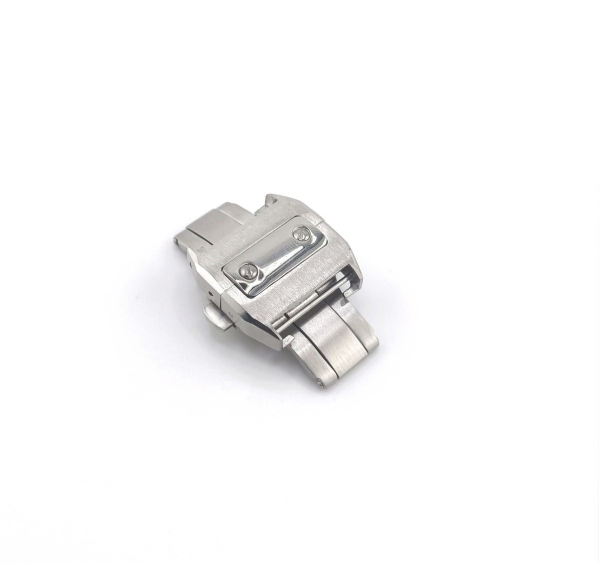 18mm 腕時計 修理交換用 Dバックル シルバー 【対応】カルティエ