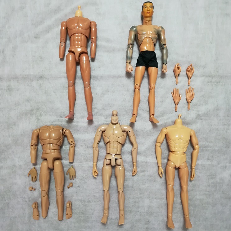 ジャンク 1/6 男性 素体 5 セット ドラゴン メディコム DiD やまと 12 