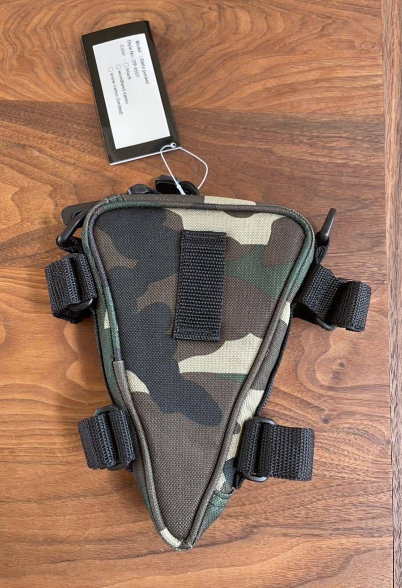 ★★R&M BD-1 Birdy プジョー パシフィック ビアンキ フレッタ　 【パイプフレーム専用設計】デルタポケット 三角バッグ カモフラグリーン