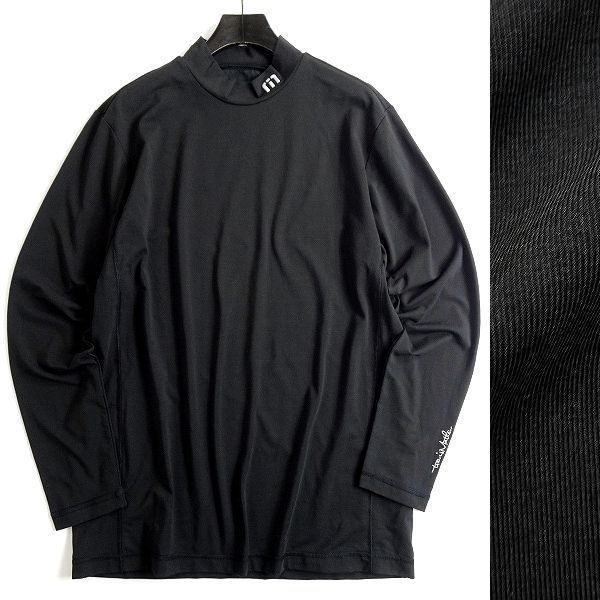 ■Travis Mathew トラヴィスマシュー 吸水速乾 ワンポイント刺繍 モックネックシャツ カットソー ゴルフウェア 7AF049 XL ▲038▼bus8986d