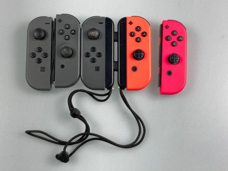ジャンク)Nintendo Switch Joy-Con ジョイコン18個セット ストラップ3