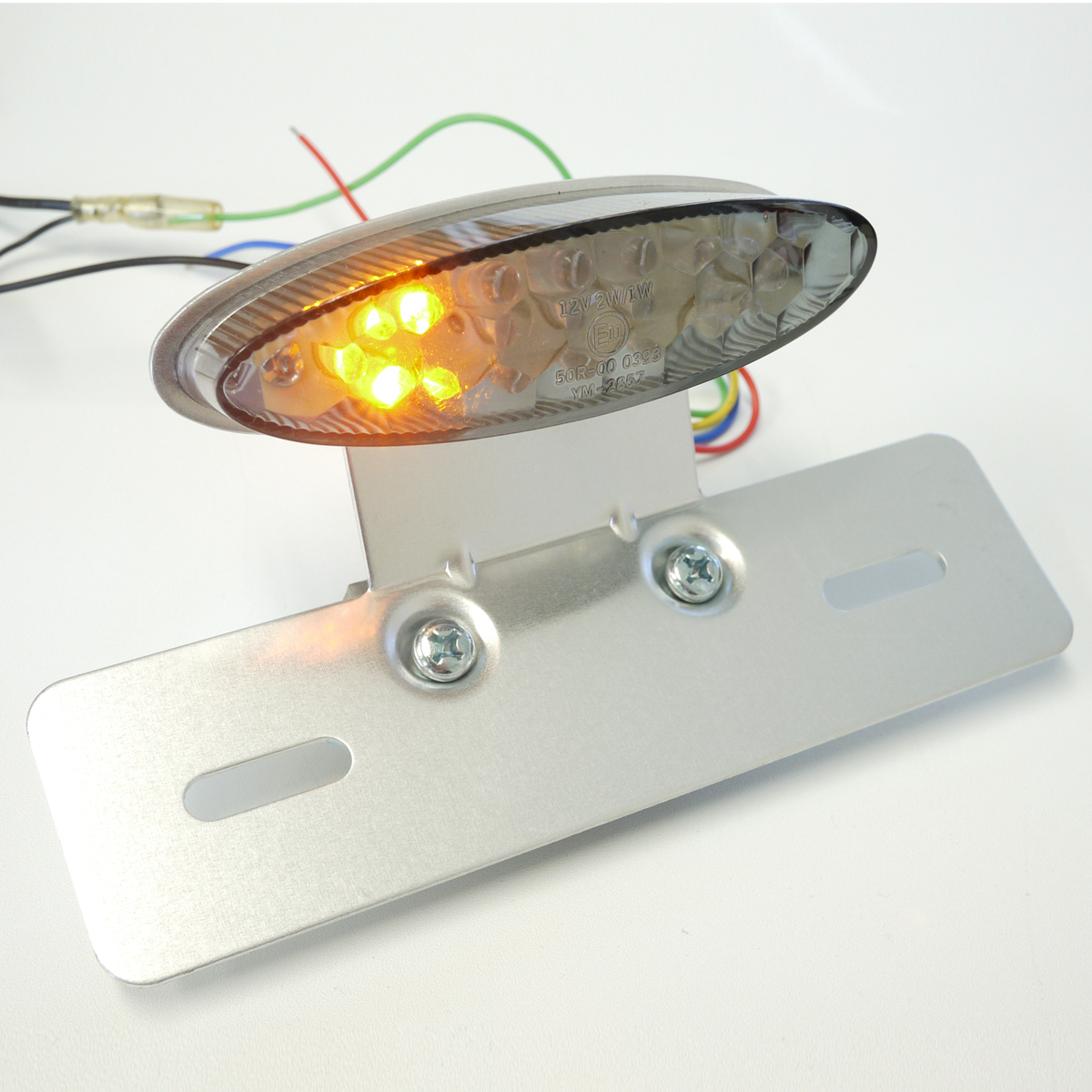 ウインカー付きオーバルLEDテールS スモーク NSR50 NS1 カブ FTR223 CB223S NSR250R FTR250 マグナ50 JAZZ XR250 ズーマー ズーク