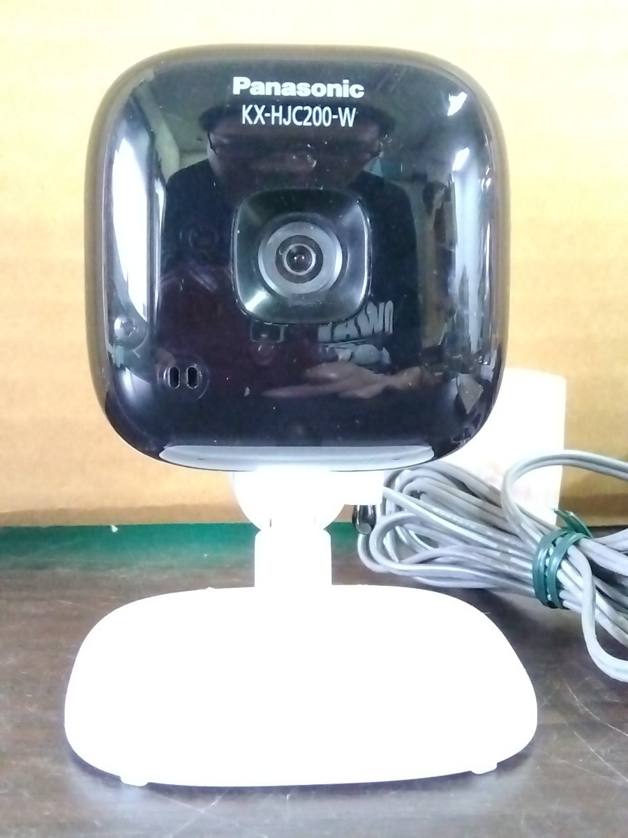 通電確認済み】Pansonic KX-HJC200-W 屋内用ホームセキュリティカメラ