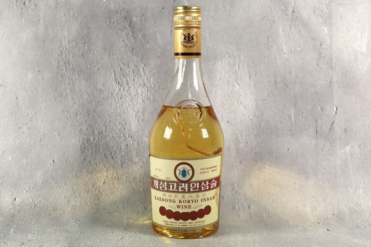 未開封 KAESONG KORYO INSAM WINE XO 開城高麗人参酒 650mL 30% 韓国酒 