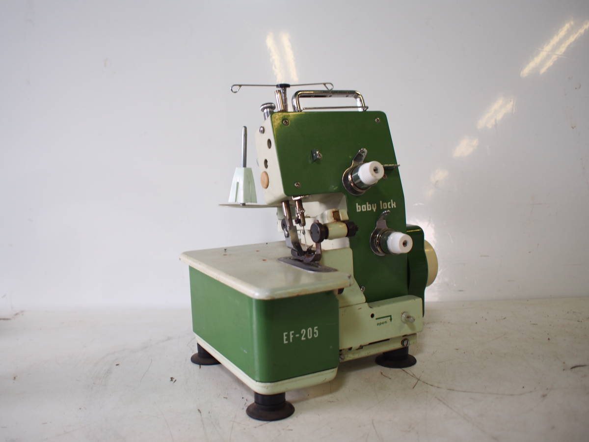 ☆【2T0830-12】 JUKI ジューキ EF-205 ロックミシン baby lock ベビーロック ジャンク