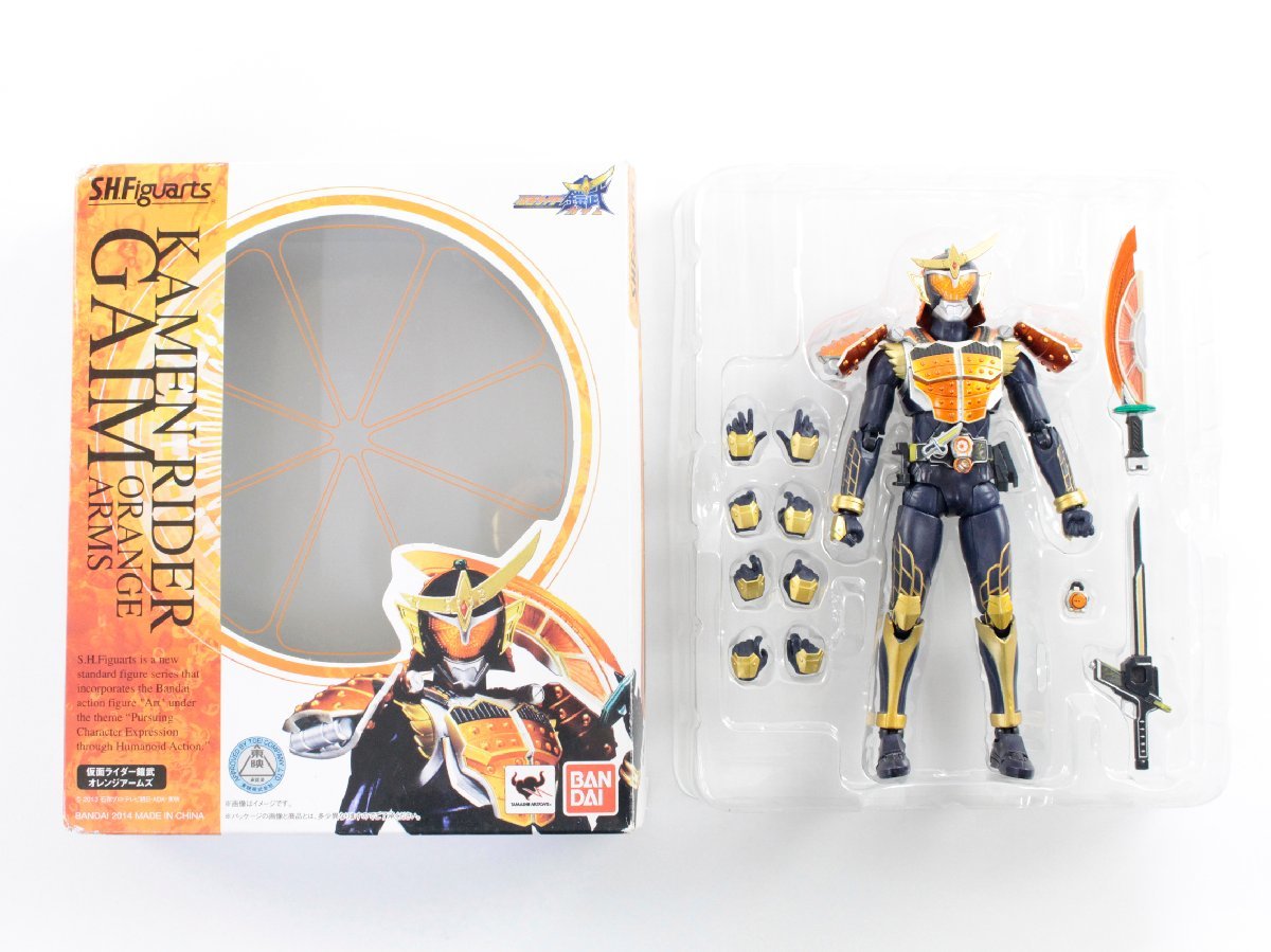 【中古品】S.H.Figuarts 仮面ライダー鎧武 フィギュアーツ オレンジアームズ バンダイ BANDAI【パーツ完品】**