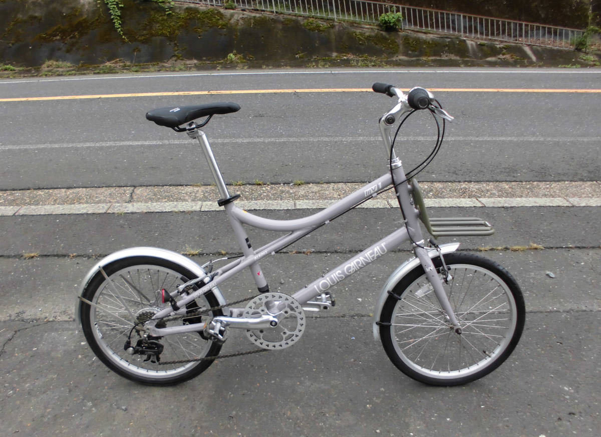 LOUIS GARNEAU ルイガノ MV1 軽快クロスバイク SHIMANO 7段 ミニベロ 小径車 20インチ 紫色 8325