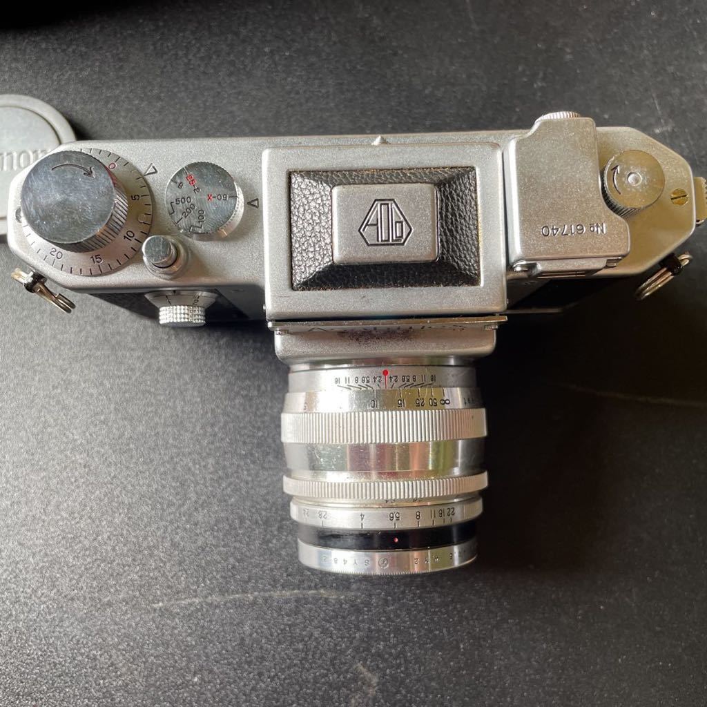 外観美品　Asahiflex アサヒフレックス 一眼レフカメラ　ジャンク canon Asahiflex アサヒフレックス フィルムカメラ + カメラレンズ