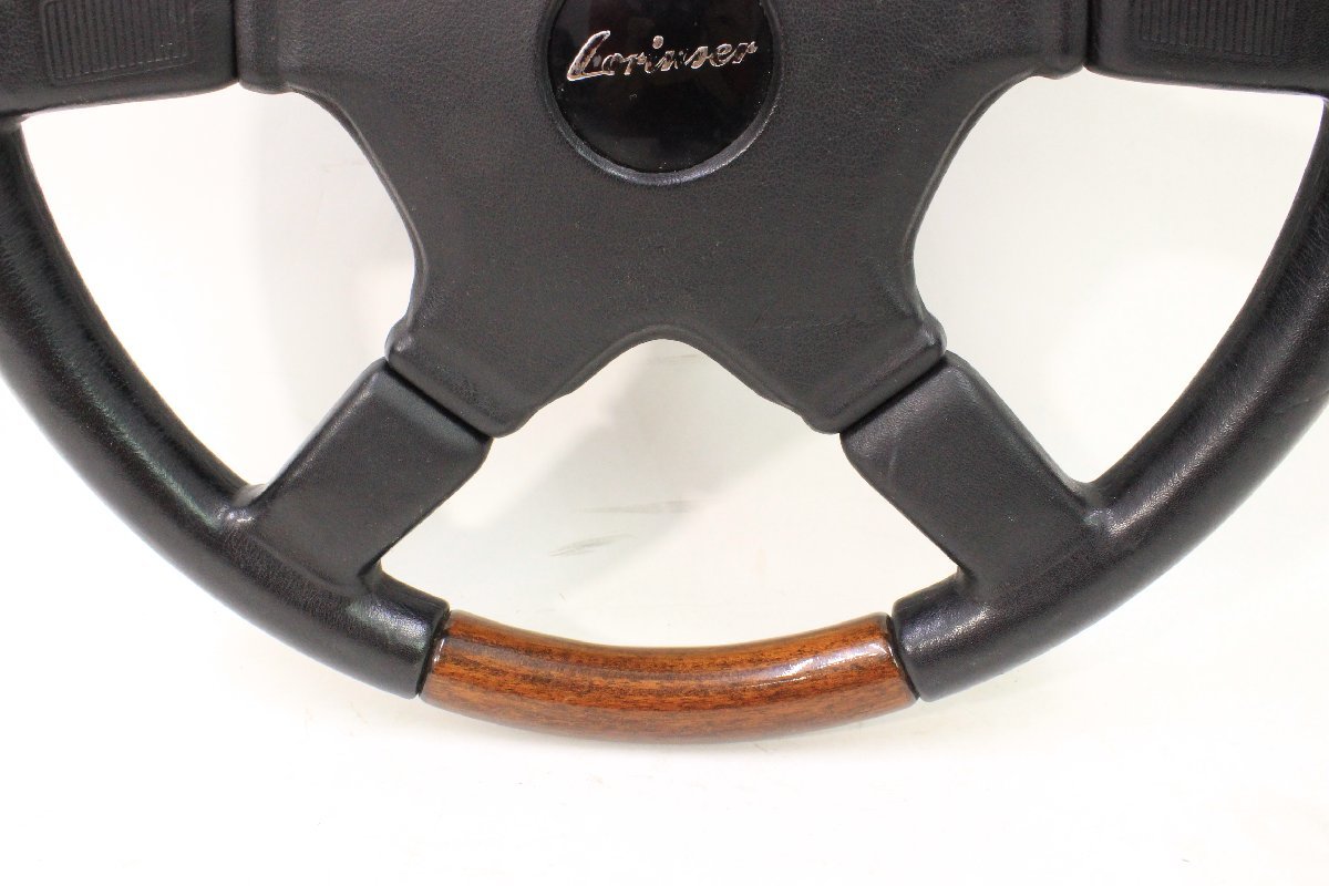 MOMO/モモステアリング ◎ Lorinser/ロリンザー ウッドハンドル TYP MAL38 イタリア製 直径38cm ◎ #3496