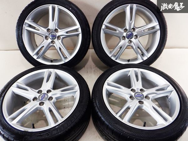 【最終値下げ！】 純正 18インチ ホイールセット　8J×18 VOLVO ボルボ純正 18インチ 8J +55 5穴 PCD108 235/40 18 ホイール タイヤ
