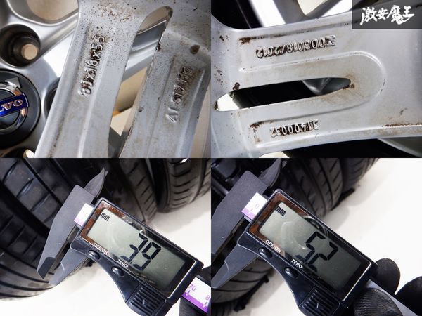 VOLVO ボルボ純正 18インチ 8J +55 5穴 PCD108 235/40 18 ホイール タイヤ