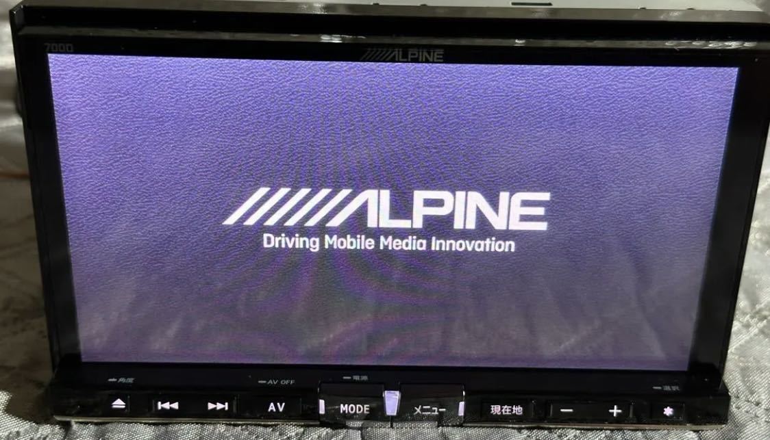 アルパイン ALPINE 700D 地図データは2014 SDナビ Bluetooth内蔵 CD
