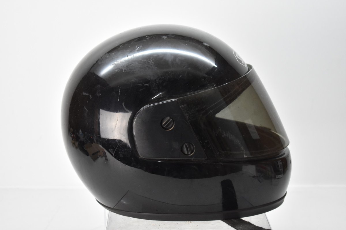 SHOEI ビンテージ フルフェイス ヘルメット ブラック Mサイズ 57-58cm 