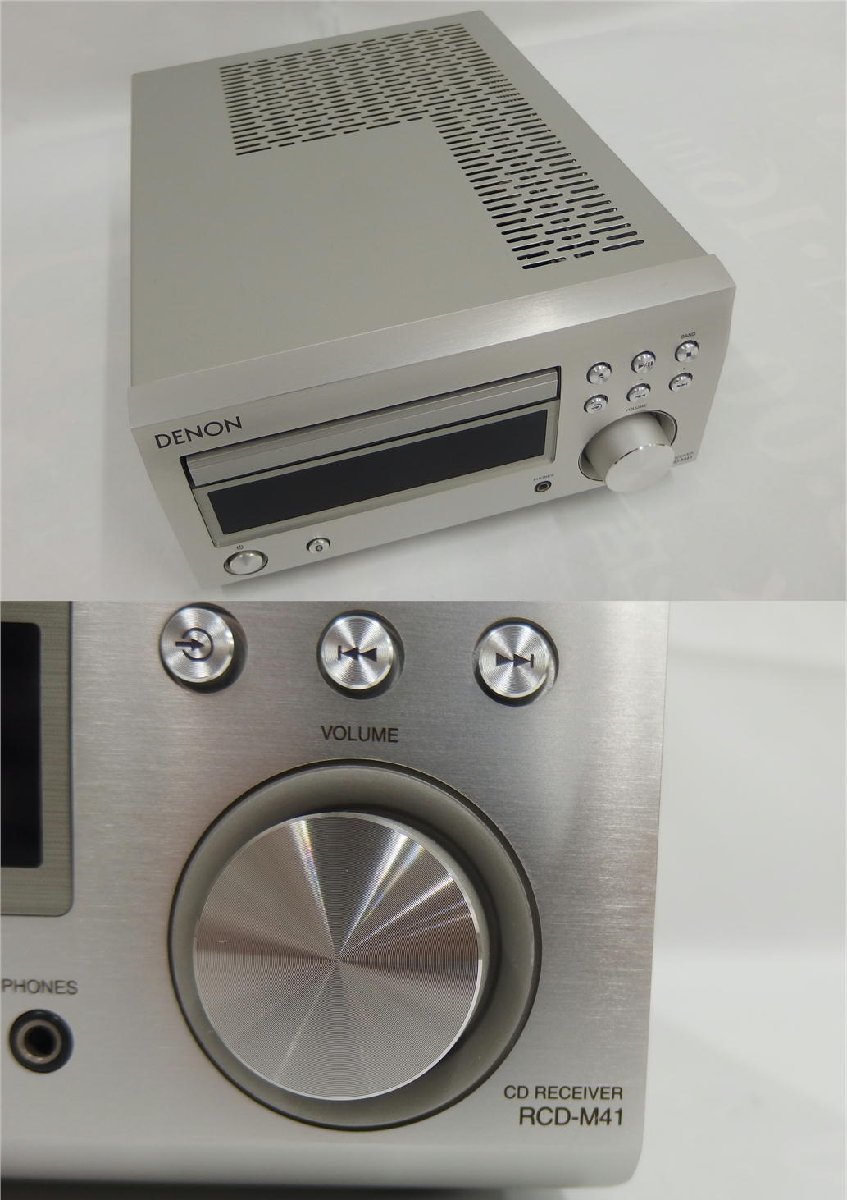 1円【ジャンク】DENON デノン/CDレシーバー/RCD-M41/82 RCD-M41 - CD