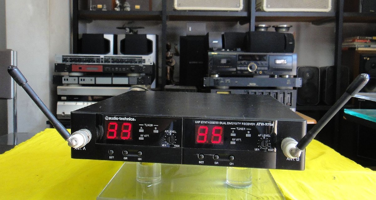 audio-technica/デュアル・ダイバーシティ・レシーバー『ATW-R75a』(MADE IN JAPAN)