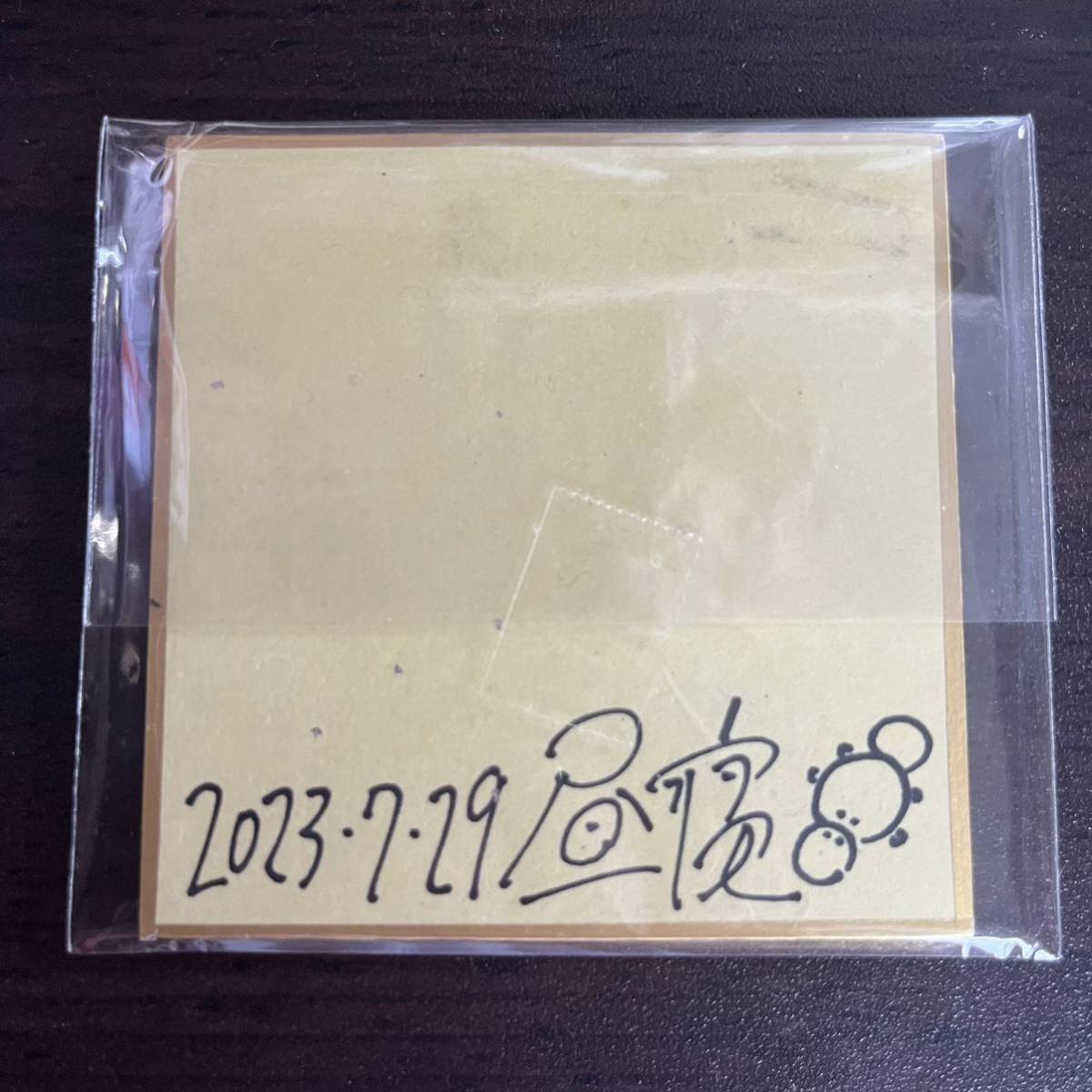 薛八一 直筆サイン 2枚セット | C102 コミケ 昼寝屋さん ミニ色紙