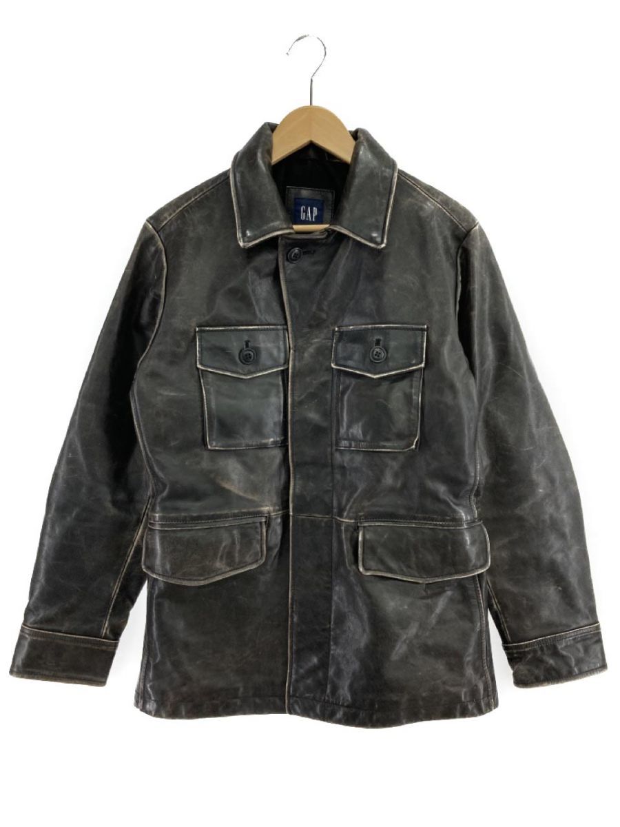 GAP ギャップ レザー ジャケット sizeXS/ブラウン ◇■ ☆ dib1 メンズ