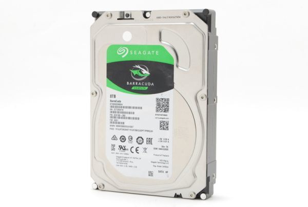 大容量8TB HDD SEAGATE ST8000DM004-2CX188 8TB 3.5インチ DiskInfo 