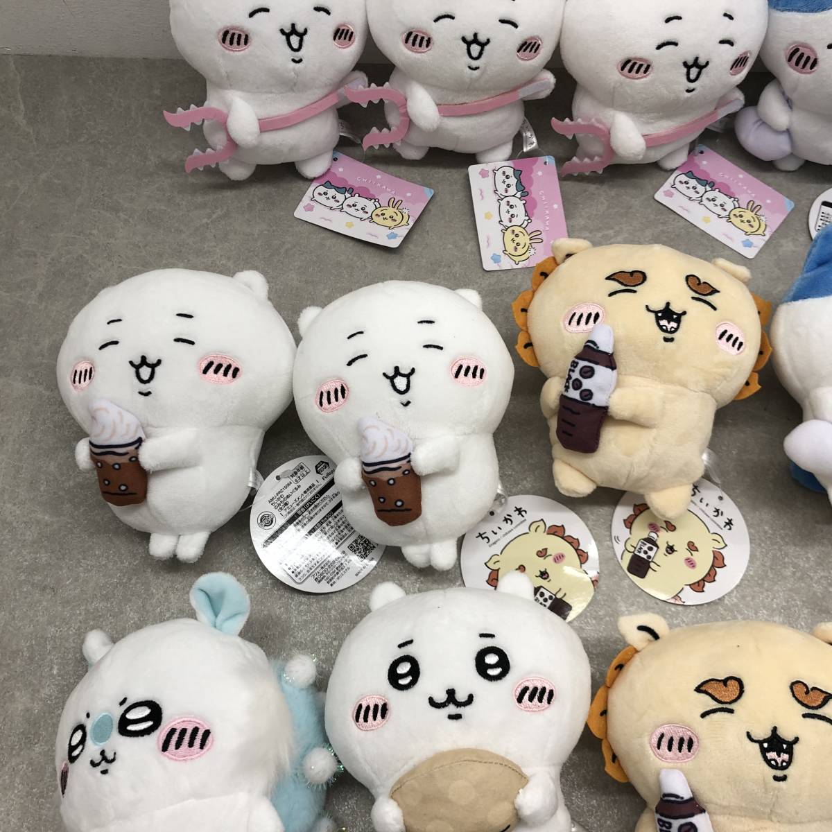 ☆美品☆ちいかわ モモンガ ハチワレ シーサー ぬいぐるみ プライズ まとめ売り 110 G) ちいかわ プライズ ぬいぐるみ 重複あり まとめ 18体セット