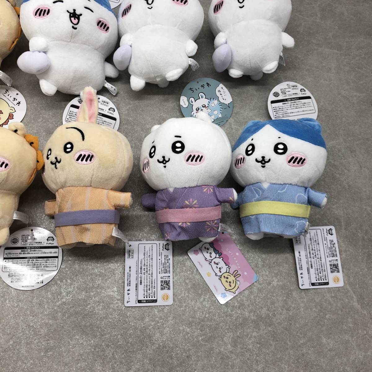 110 G) ちいかわ プライズ ぬいぐるみ 重複あり まとめ 18体セット