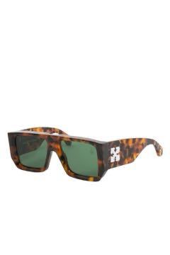 Off-White Tropez Rectangular Frame Sunglasses Havana Brown/Green/White オフホワイト　サングラス