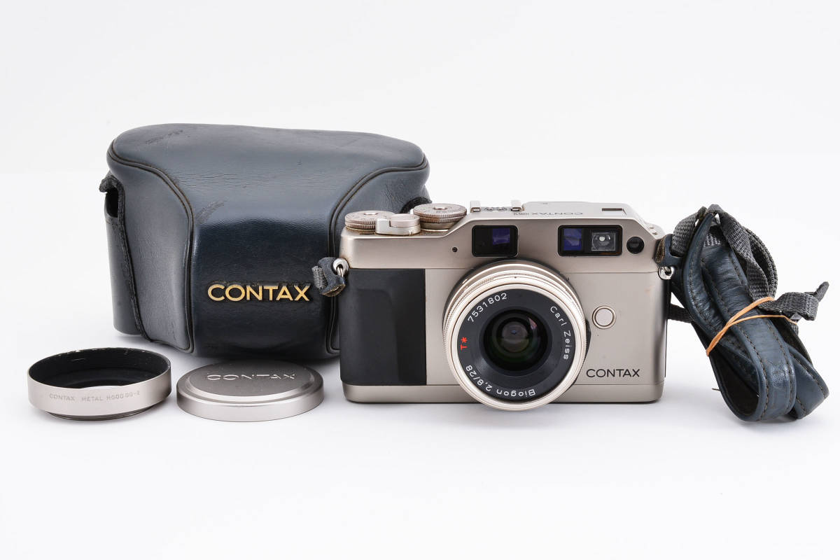 CONTAX G1 Carl Zeiss Biogon 28mm F2.8 T* レンジファインダー式