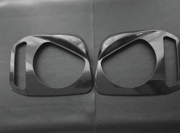 送料無料 SUZUKI ジムニー 怒り目モデル ヘッドライトカバー左右セット ブラック 黒 2007-2017年 JB23用 JB33 JB43 も可 スズキ