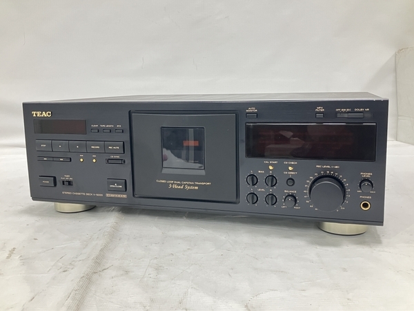 TEAC V-5000 ティアック カセットデッキ 音響機材 ジャンク H7989946