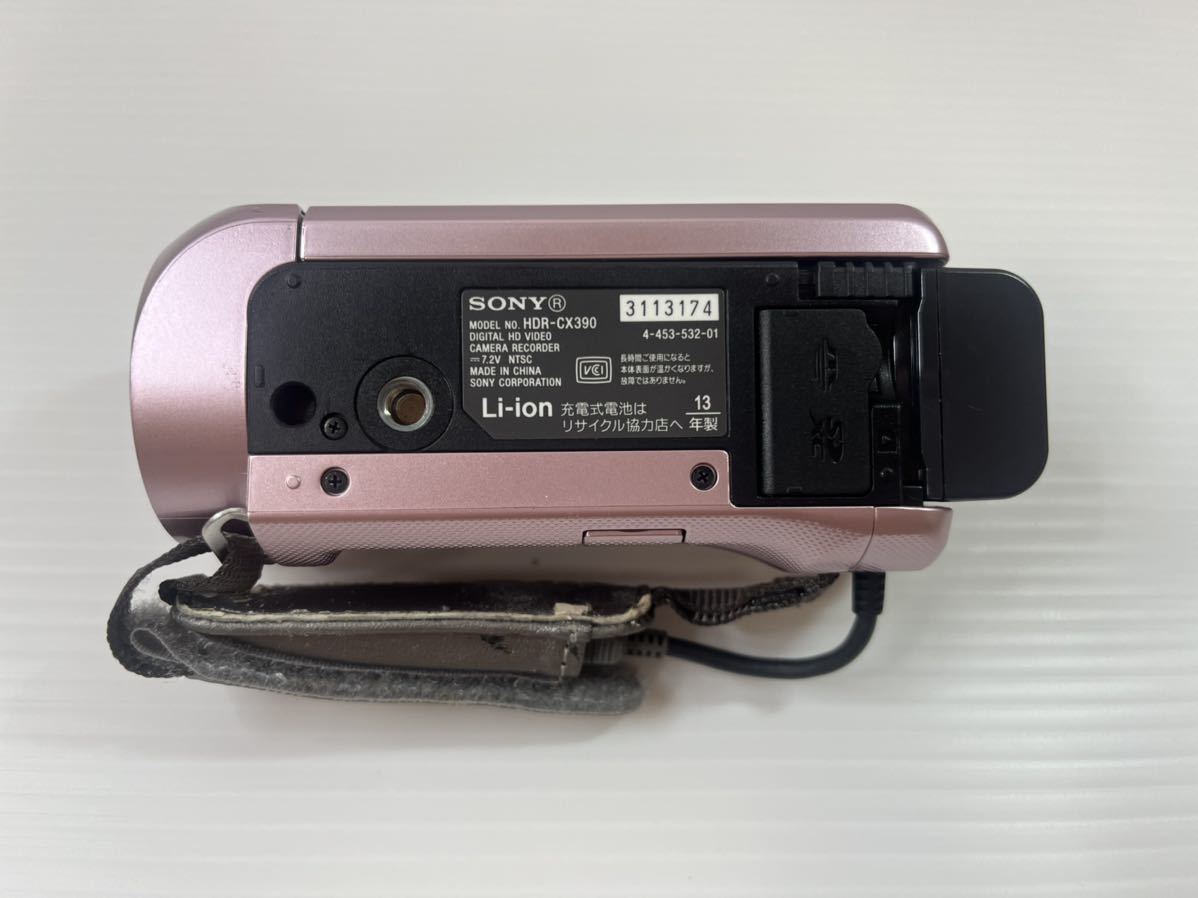 SONY ソニー HDR-CX390 HANDYCAM サクラピンク デジタルビデオカメラ