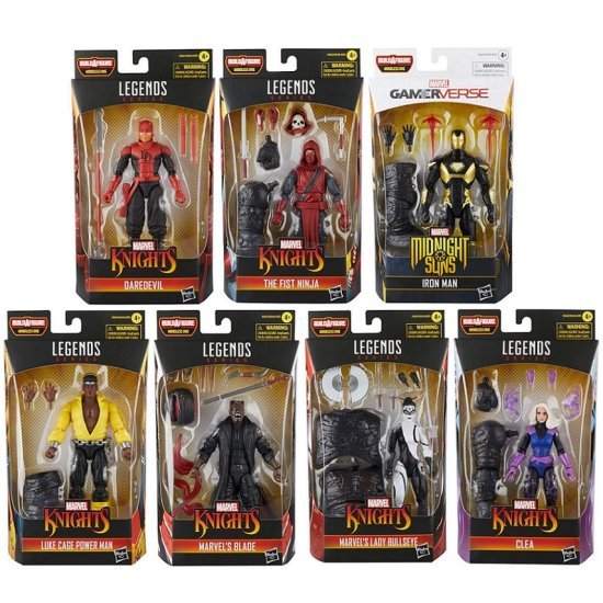 新入荷★マーベル・レジェンド ６インチ・アクションフィギュア　マーベル・ナイツ（マインドレス・ワン BAF）7種セット 