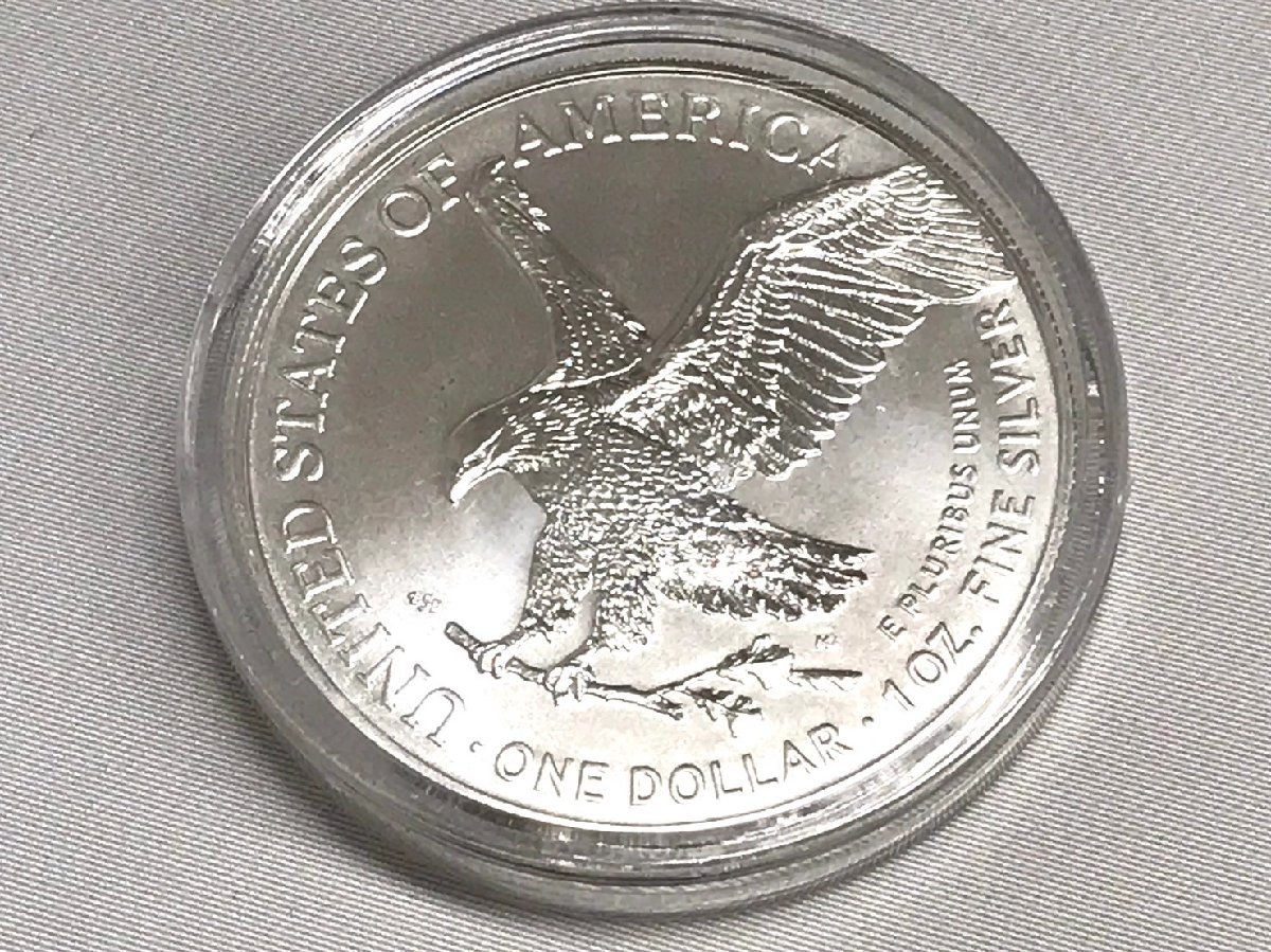 ♪アメリカ 1ドル 銀貨 2022年 イーグル ウォーキング リバティ 1