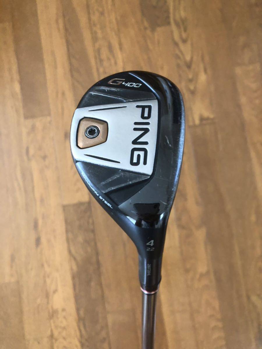 PING HYBRID G400 22度 4U TOUR 173-85S G400 PING 4U Degree 0 S