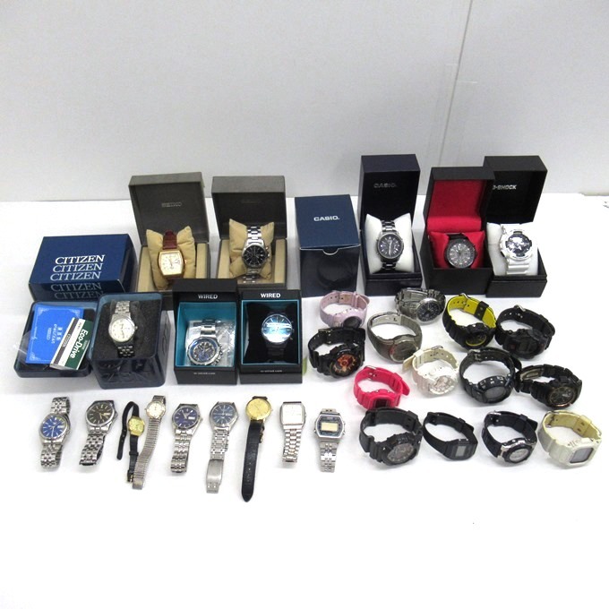 [ジャンク]腕時計 まとめ売り 大量セット 141U072☆ 1円～ 大量まとめ！ 腕時計29点 /CASIO・SEIKO・G-CHOCK