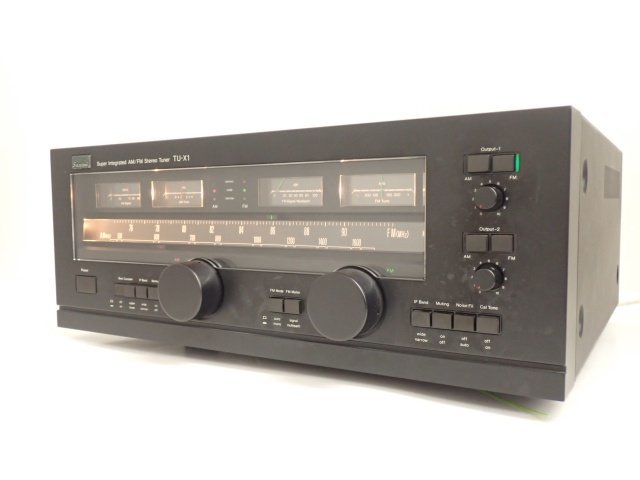 ONKYO FMステレオ・AMチューナー T-405W （取扱説明書・アンテナ等付属