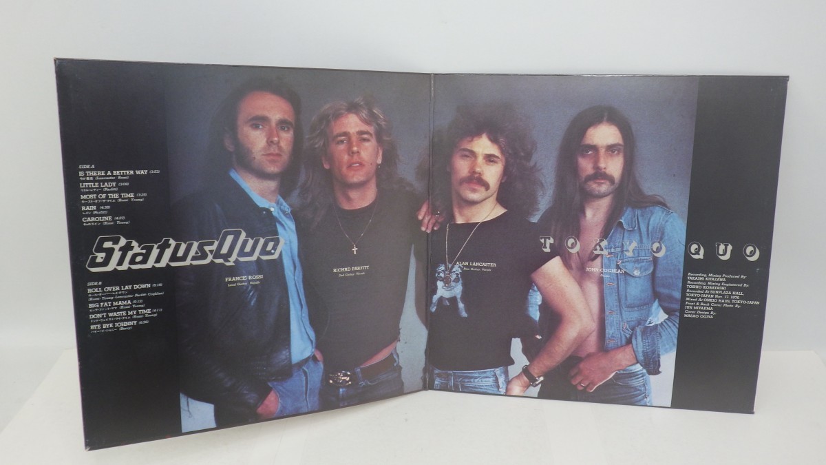STATUS QUO/ステイタスクォー LPレコード/烈火のハードブギー TOKYO