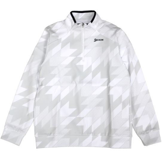 《2023年秋冬》【星野プロ共同開発】スリクソン プリントプロスタイル長袖シャツ RGMWJB06　白（LL)